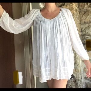 St. Barth White Babydoll Dress